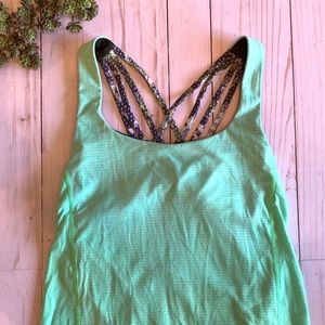 lululemon athletica sports bra tank top